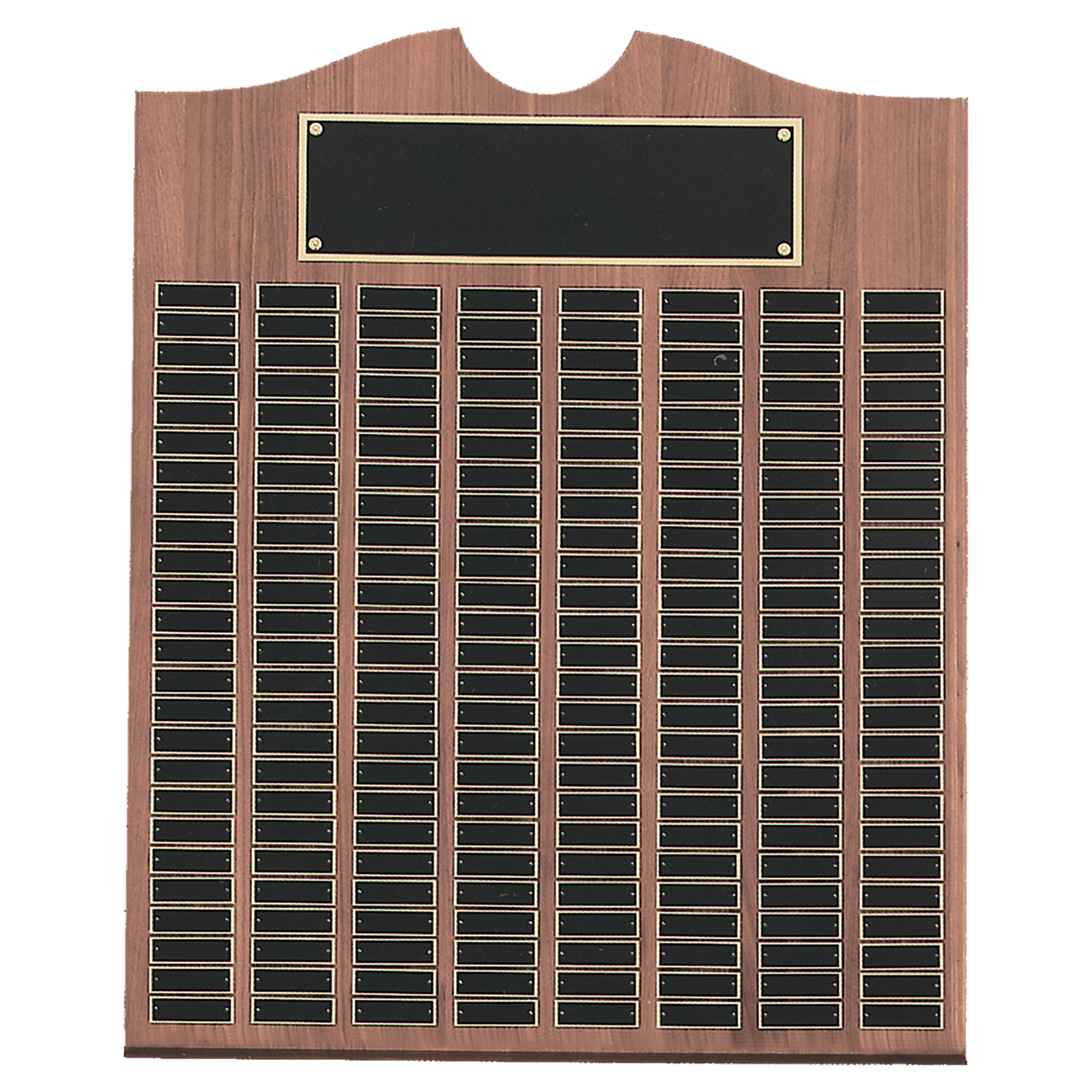 25" x 35"/Plates 7/8" x 2 3/4" American Walnut 200 Plate Perpetual